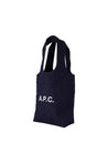 A.P.C.-Einkaufstasche Ninon Small - A.P.C. - Baumwolle - Blau-Taschen-Black-Deal-Outlet-by-ARCHIVIST