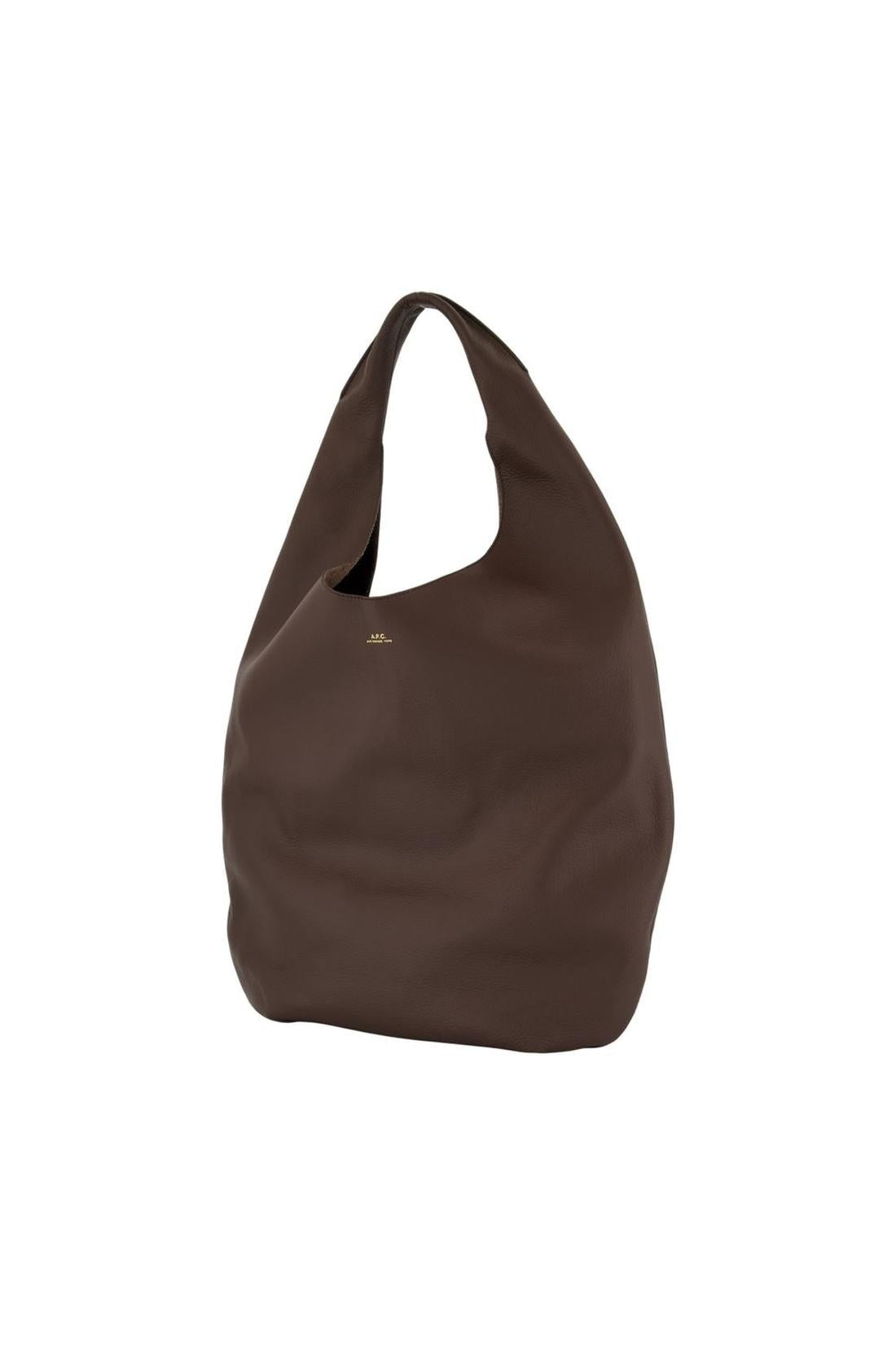 A.P.C.-Cabas Le Neige - A.P.C. - Leder - Braun-Taschen-Black-Deal-Outlet-by-ARCHIVIST