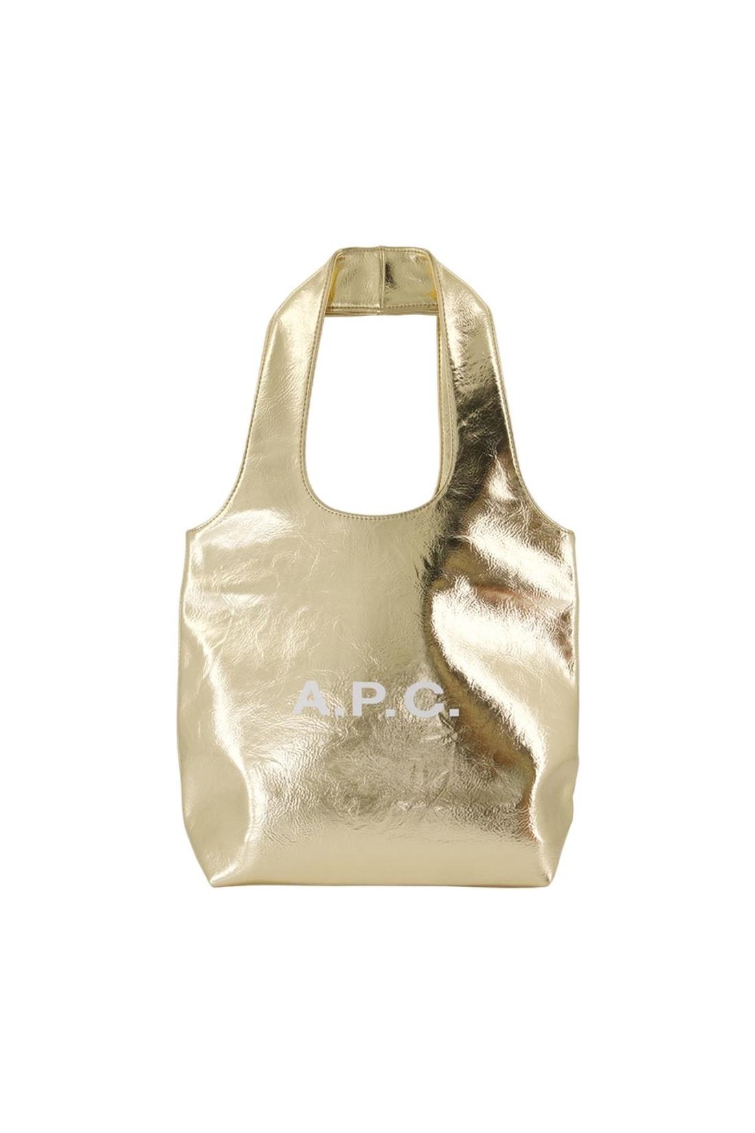 A.P.C.-Einkaufstasche Ninon Small - A.P.C. - Synthetik - Golden-Taschen-Black-Deal-Outlet-by-ARCHIVIST