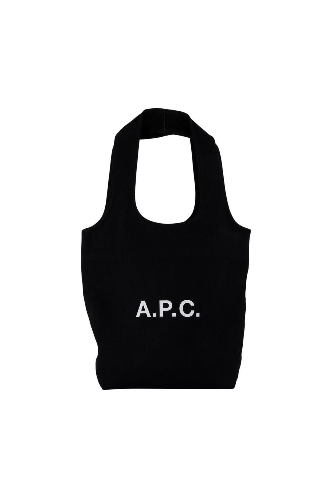 A.P.C.-Cabas Ninon Small - A.P.C. - Synthetik - Schwarz-Taschen-Black-Deal-Outlet-by-ARCHIVIST
