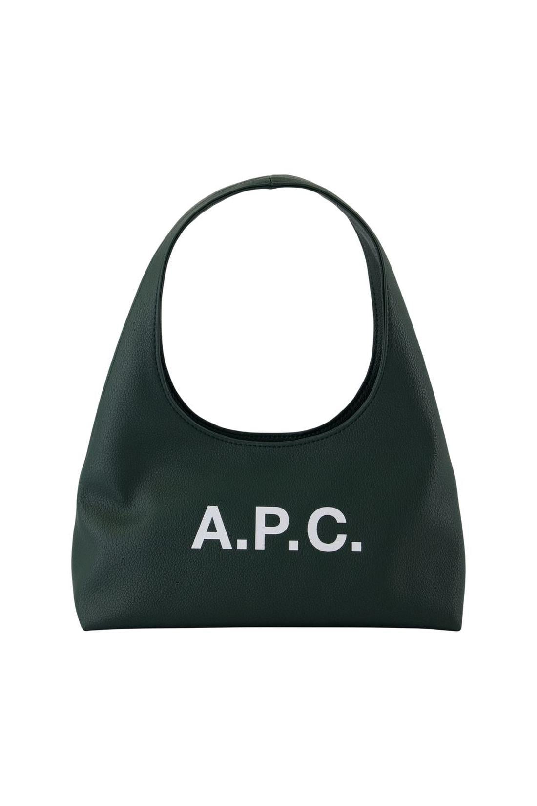 A.P.C.-Baby Ninon Schultertasche - A.P.C. - Synthetik - Grün-Taschen-Black-Deal-Outlet-by-ARCHIVIST