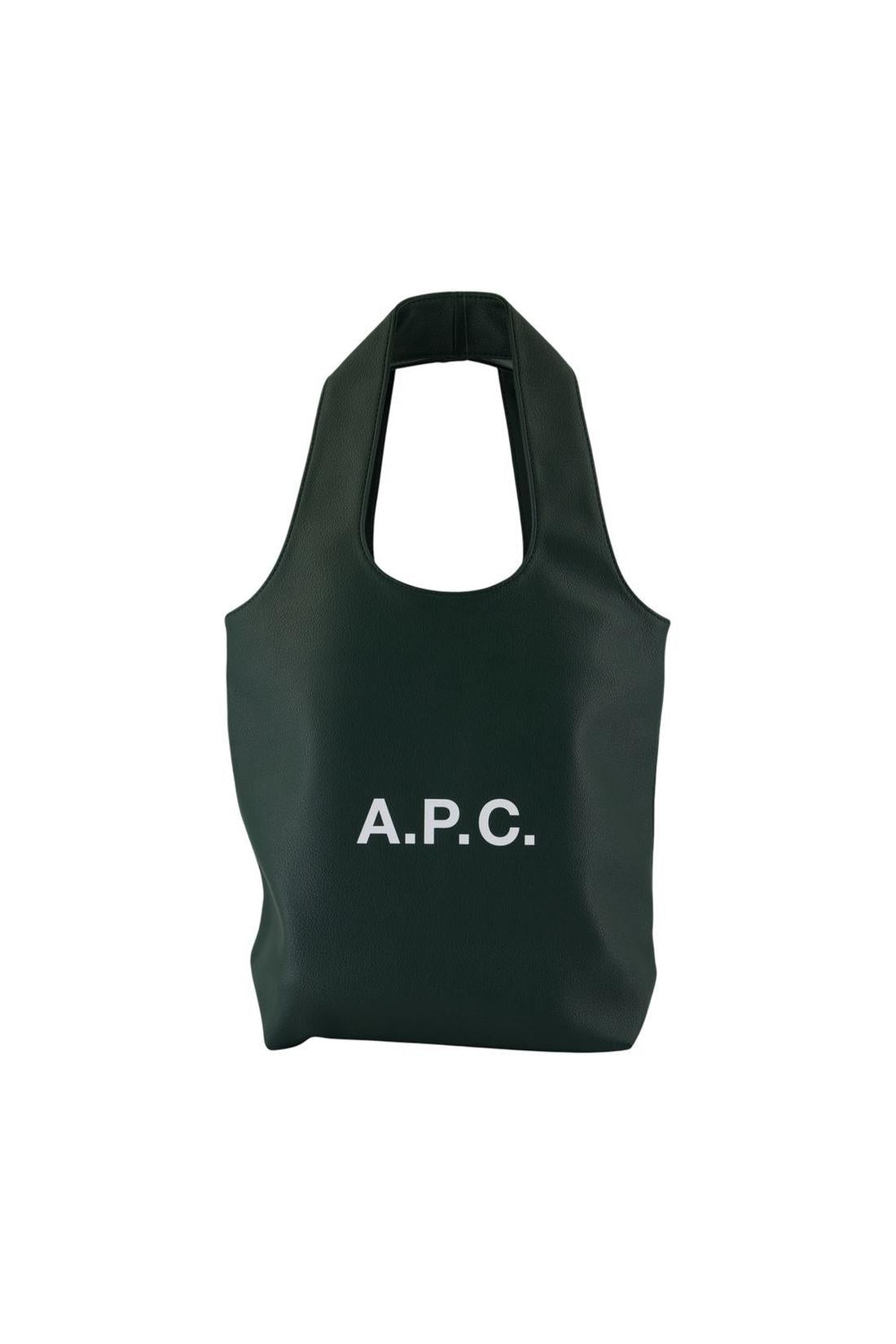 A.P.C.-Einkaufstasche Ninon Small - A.P.C. - Synthetik - Grün-Taschen-Black-Deal-Outlet-by-ARCHIVIST