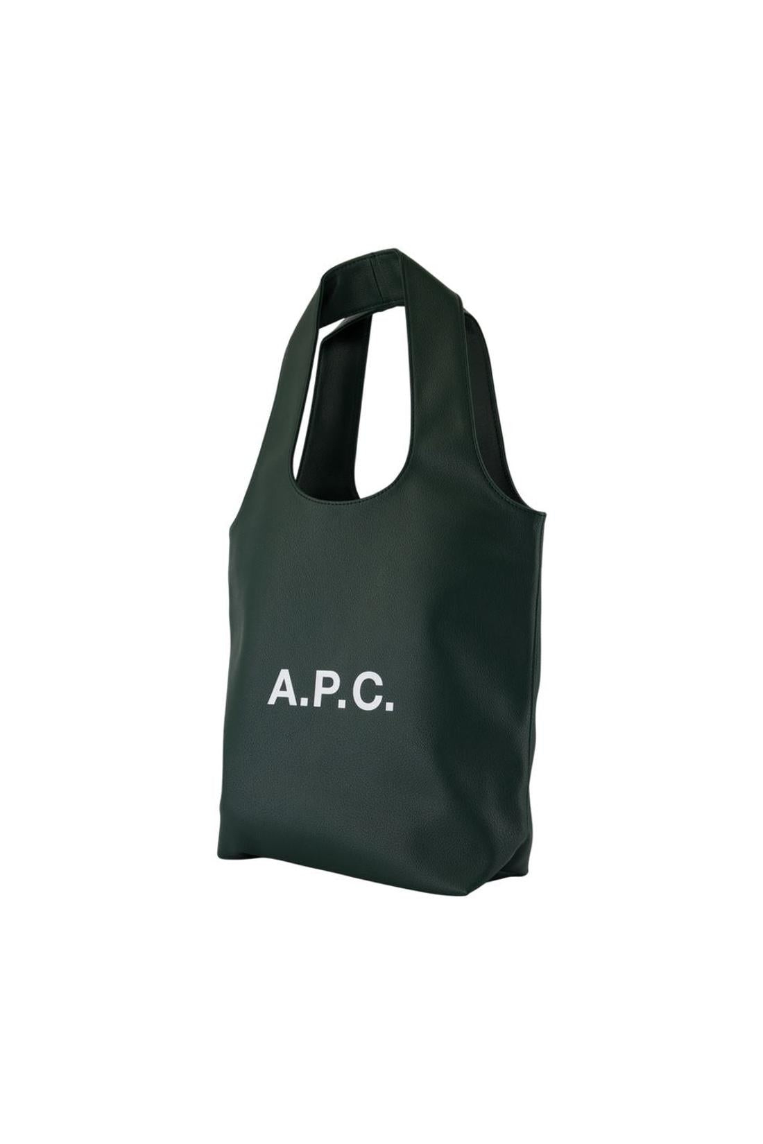 A.P.C.-Einkaufstasche Ninon Small - A.P.C. - Synthetik - Grün-Taschen-Black-Deal-Outlet-by-ARCHIVIST