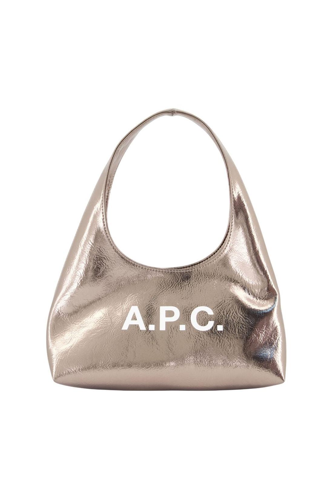 A.P.C.-Baby Ninon Schultertasche - A.P.C. - Synthetik - Metallic-Taschen-Black-Deal-Outlet-by-ARCHIVIST