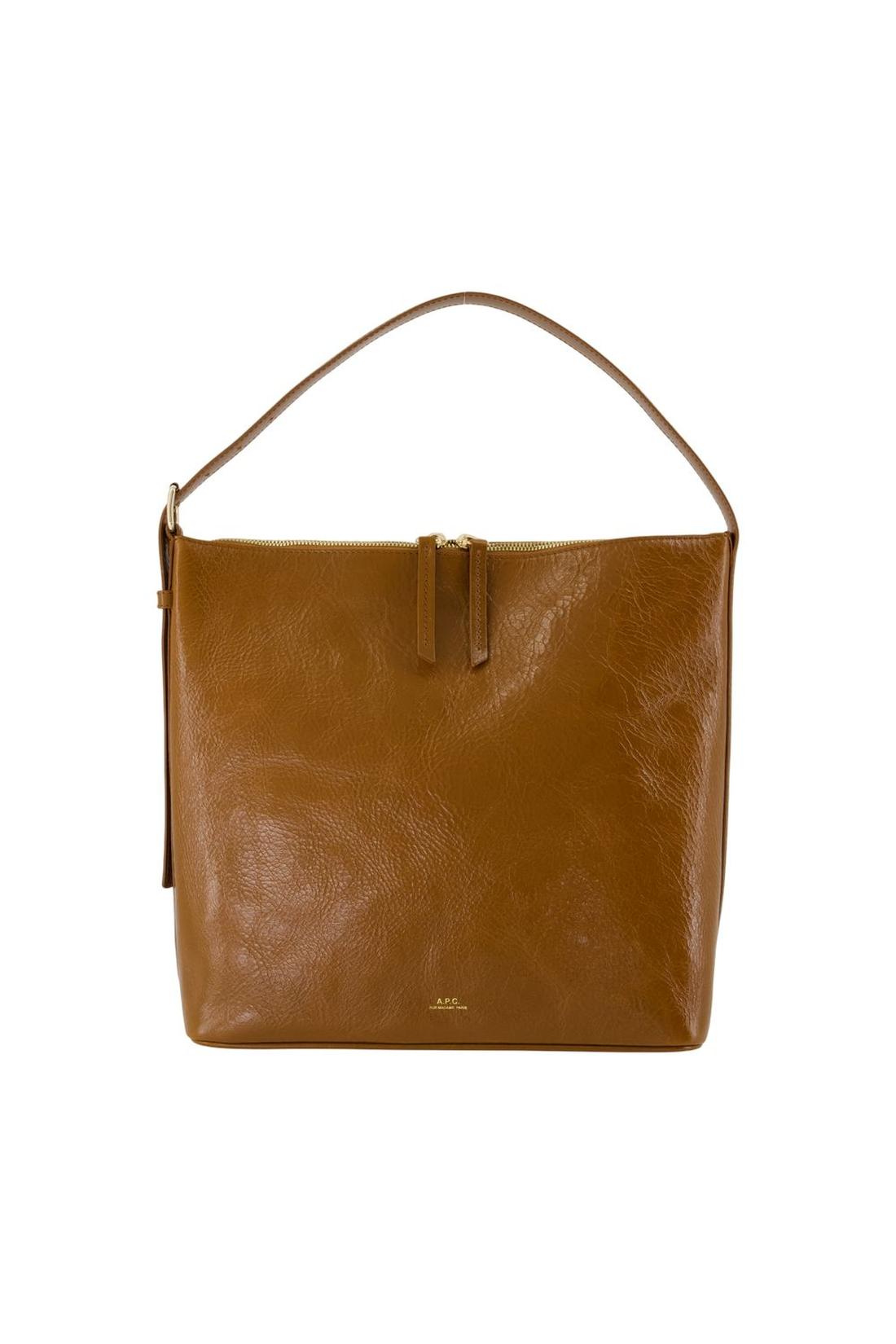 A.P.C.-Schultertasche Vera - A.P.C. - Leder - Braun-Taschen-Black-Deal-Outlet-by-ARCHIVIST