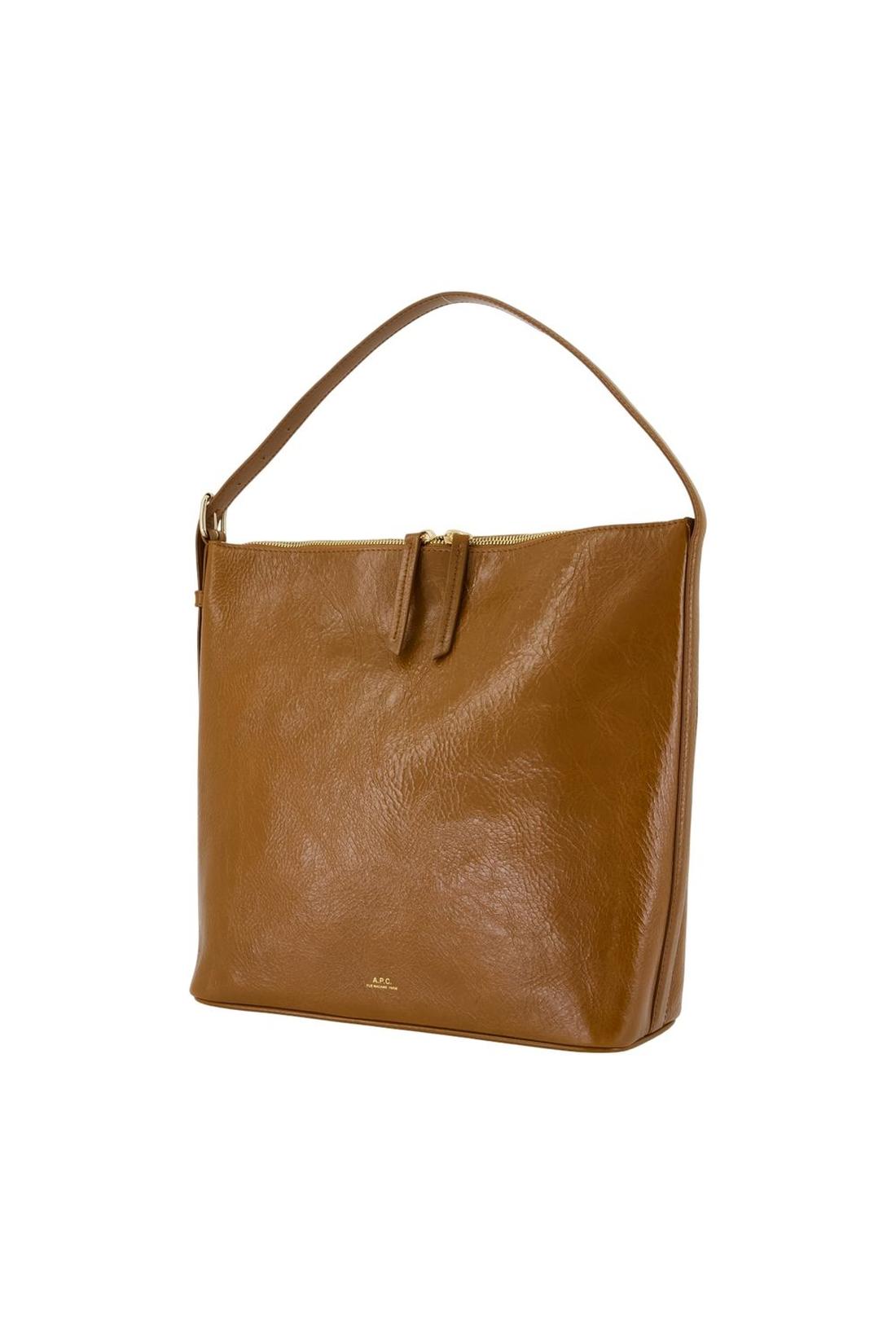 A.P.C.-Schultertasche Vera - A.P.C. - Leder - Braun-Taschen-Black-Deal-Outlet-by-ARCHIVIST