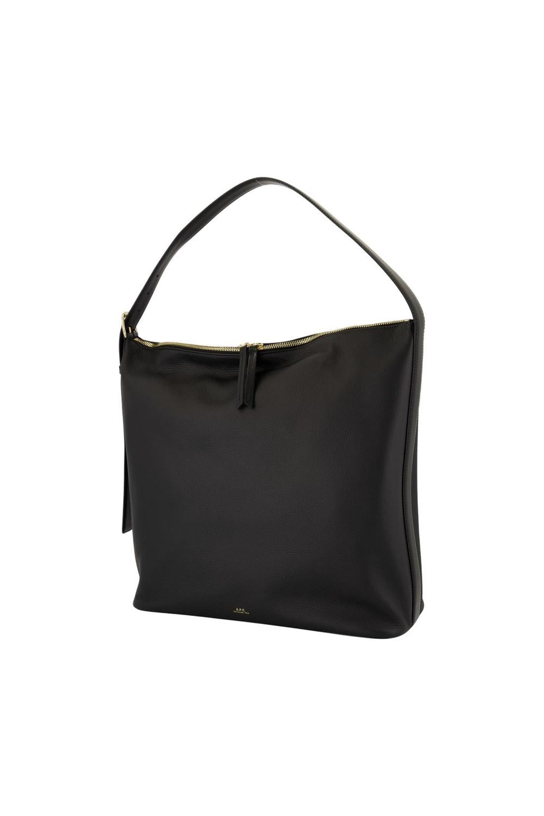 Vera Maxi-Schultertasche - A.P.C. - Leder - Schwarz-Taschen-A.P.C.-ARCHIVIST