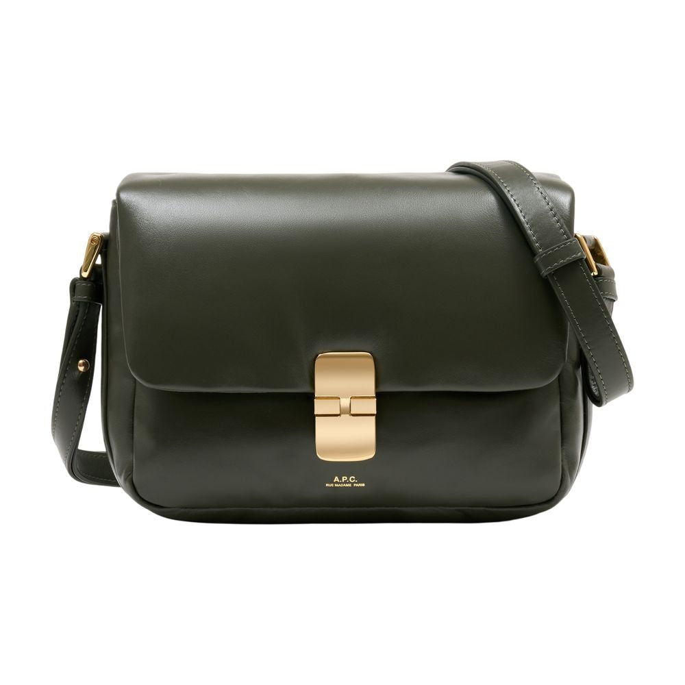 Umhängetasche Grace Soft – A.P.C. – Leder – Khaki