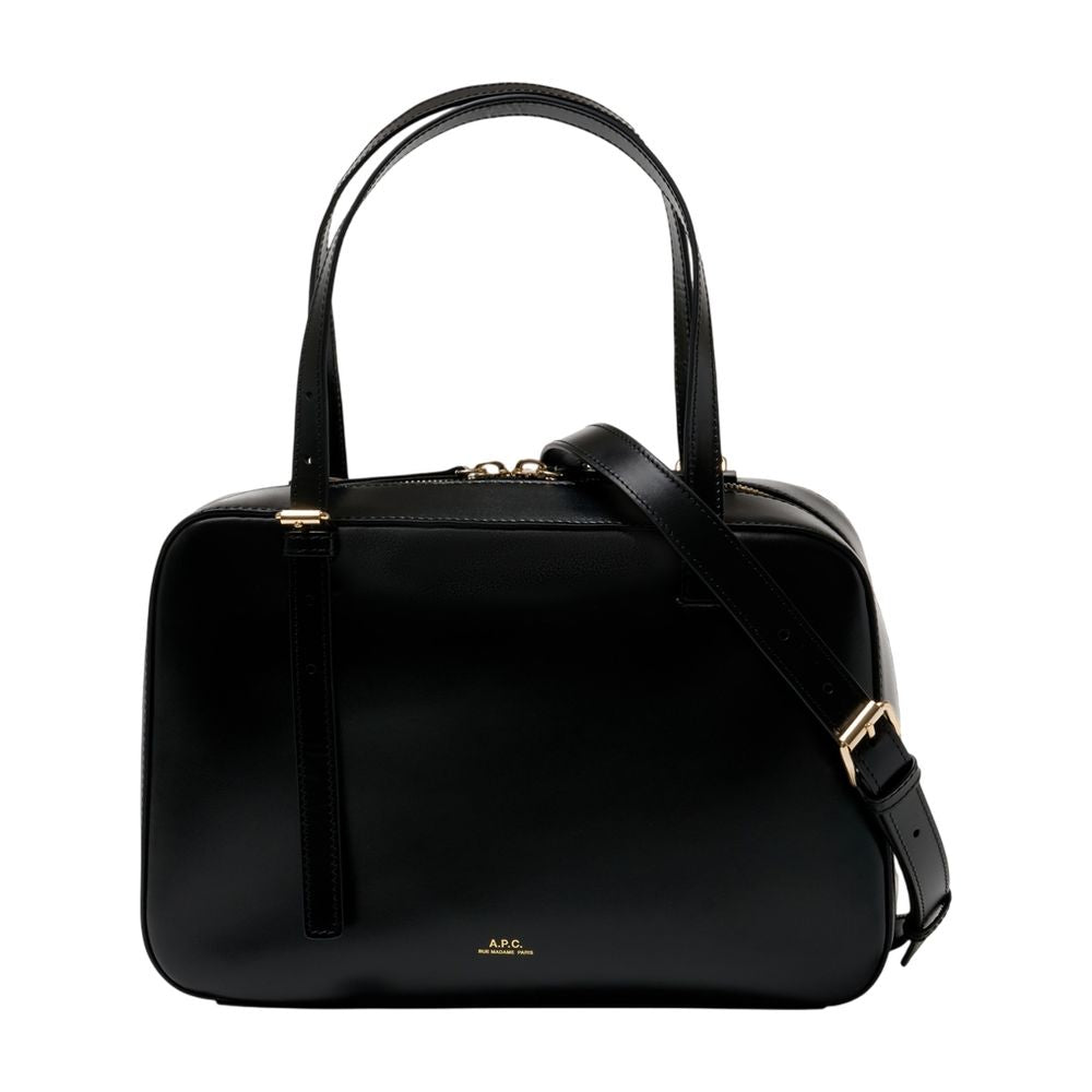 Virginie Box Handtasche - A.P.C. - Leder - Schwarz