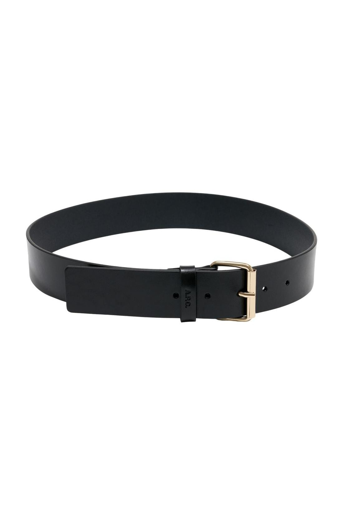 Der breite Gürtel - A.P.C. - Leder - Schwarz-Outdoor-A.P.C.-OUTLET-S80-black-ARCHIVIST-ARCHIVE-SALE