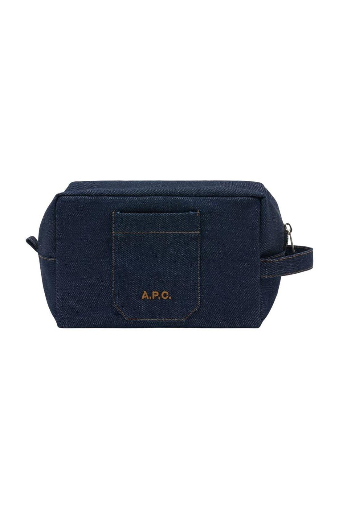 Kosmetiktasche - A.P.C. - Synthetik - Blau