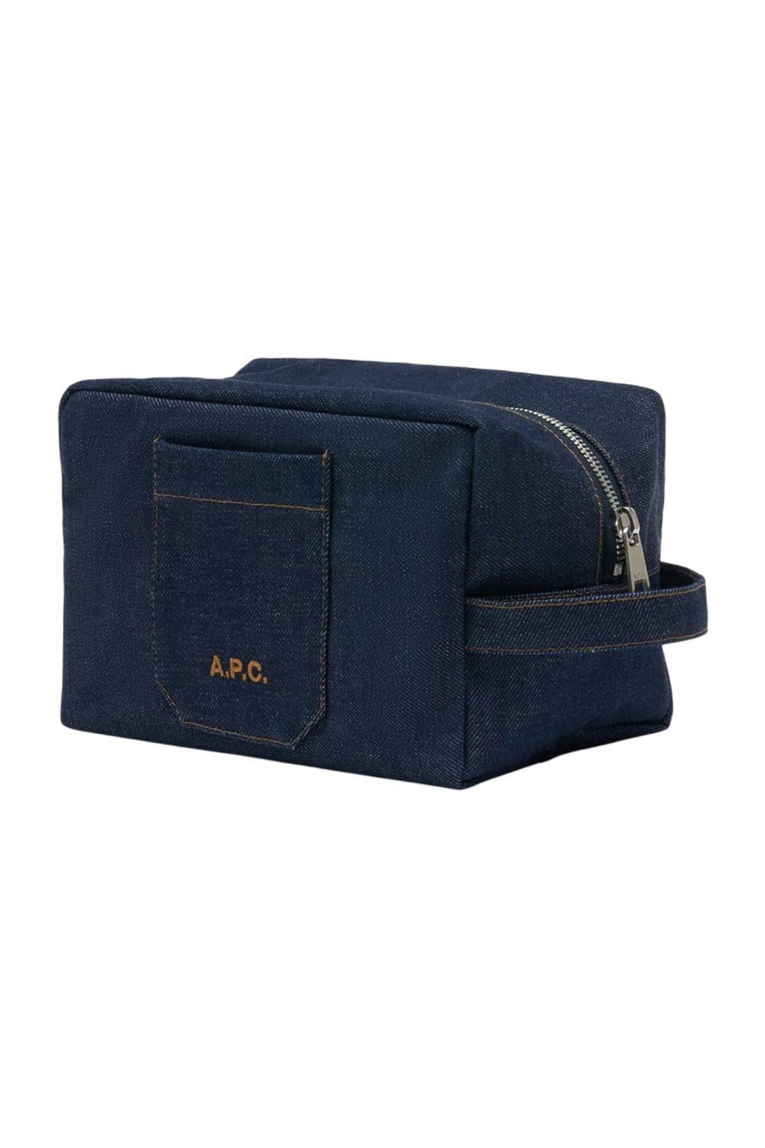 Kosmetiktasche - A.P.C. - Synthetik - Blau