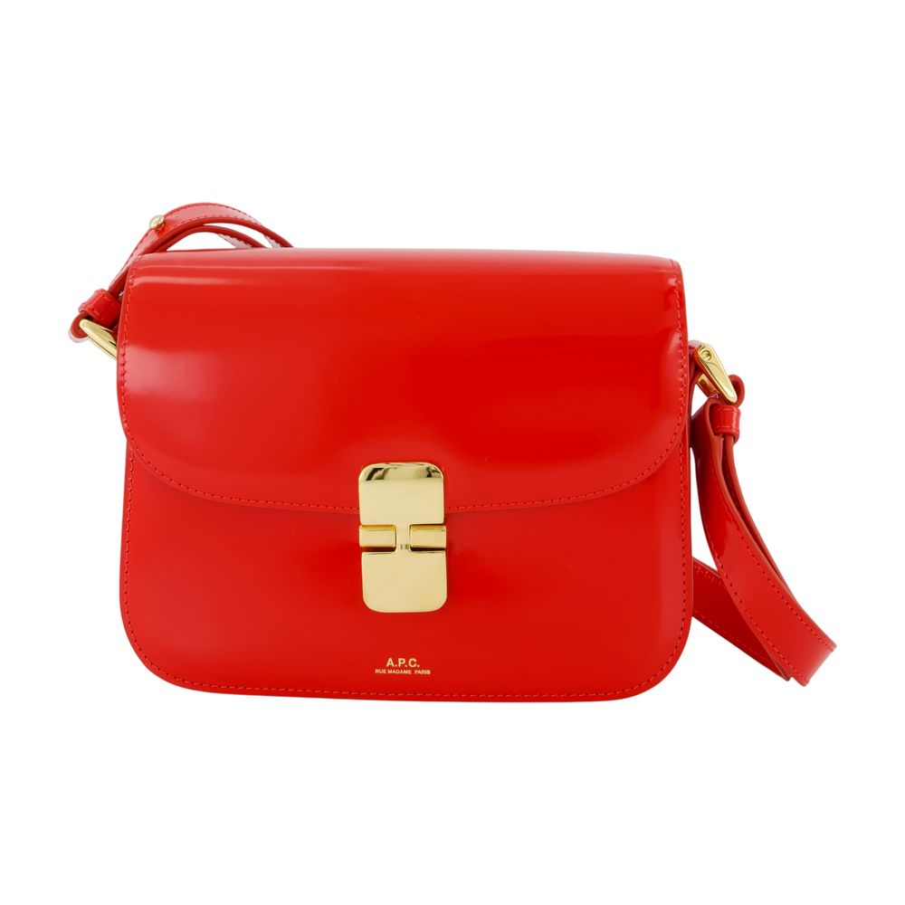 Grace Small Schultertasche - A.P.C. - Leder - Rot