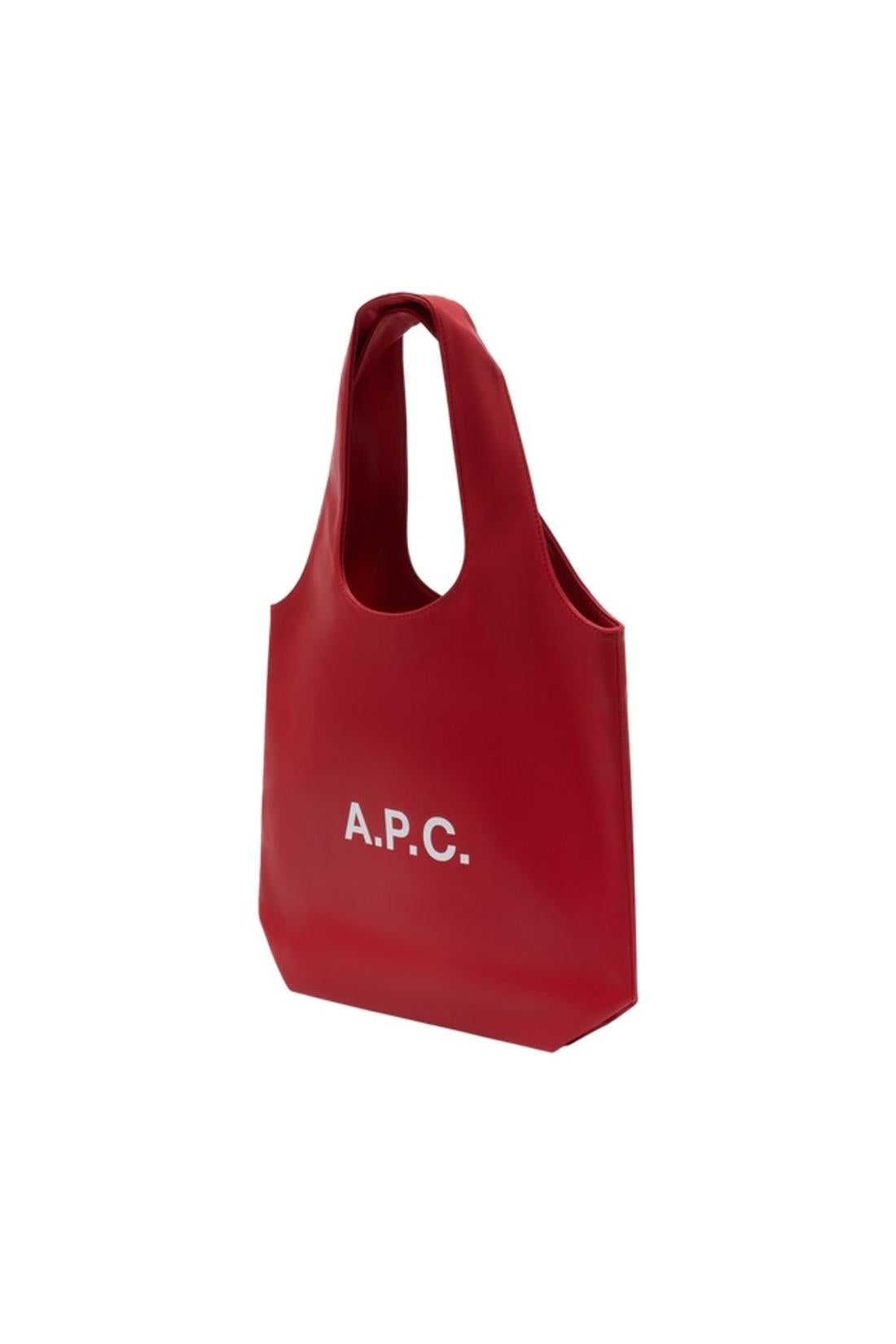 Einkaufstasche Ninon Small - A.P.C. - Baumwolle - Rot-Taschen-A.P.C.-ARCHIVIST