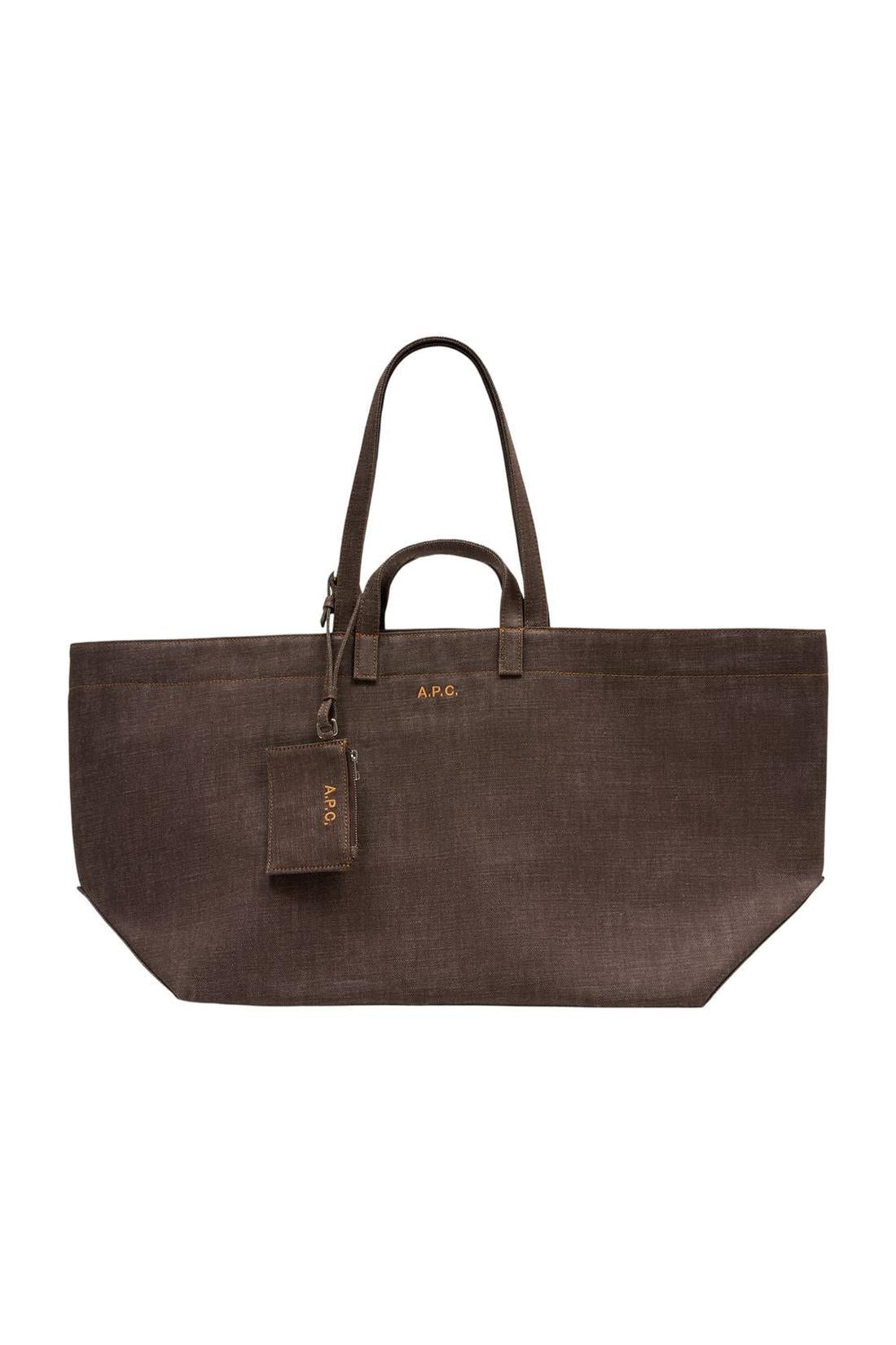 Cabas Le Drummer - A.P.C. - Baumwolle - Braun