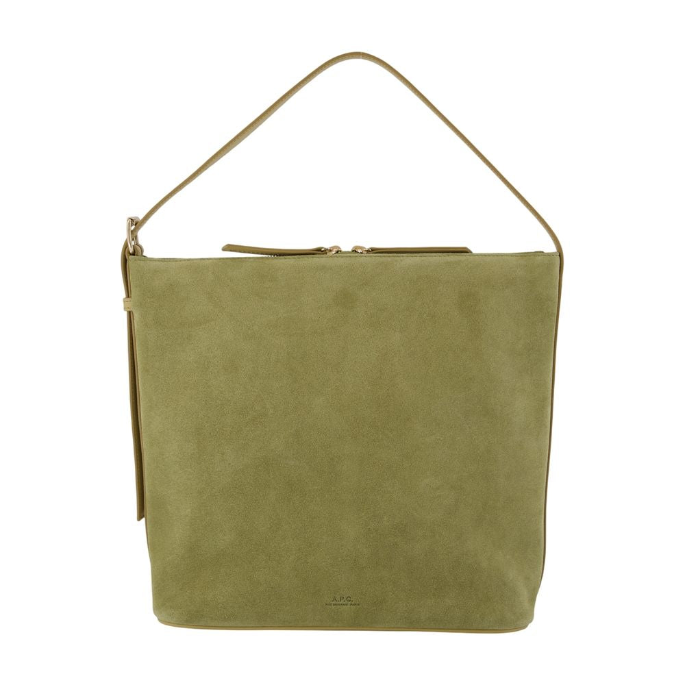Vera-Umhängetasche – A.P.C. – Leder – Grün