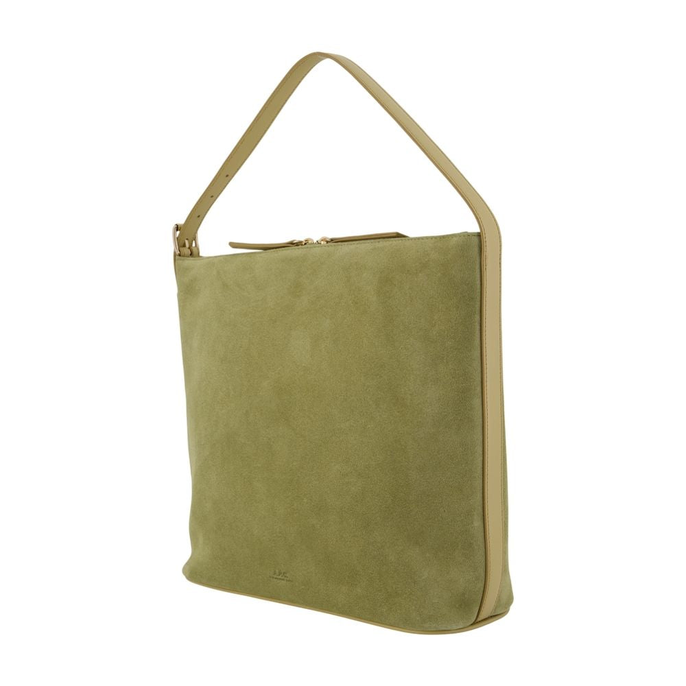 Vera-Umhängetasche – A.P.C. – Leder – Grün