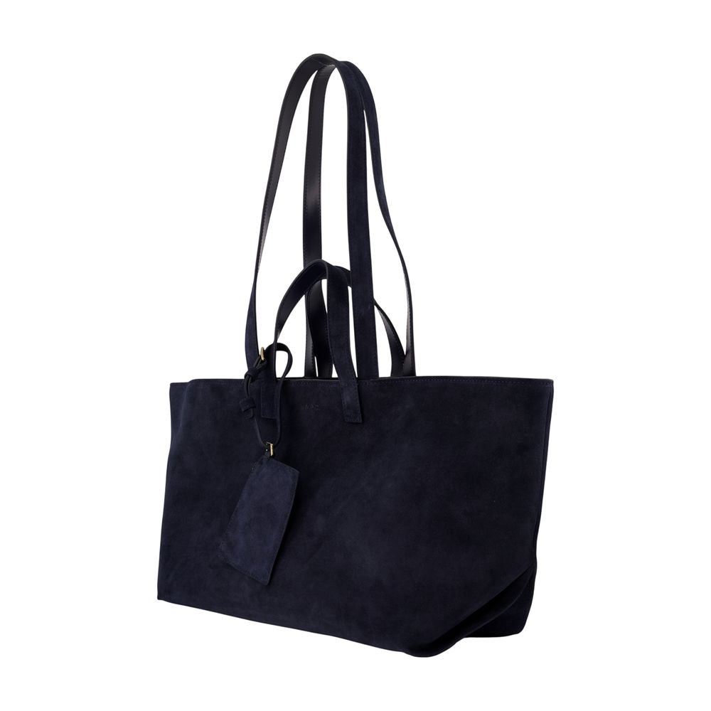 Umhängetasche „Le Drummer“ – A.P.C. – Leder – Blau