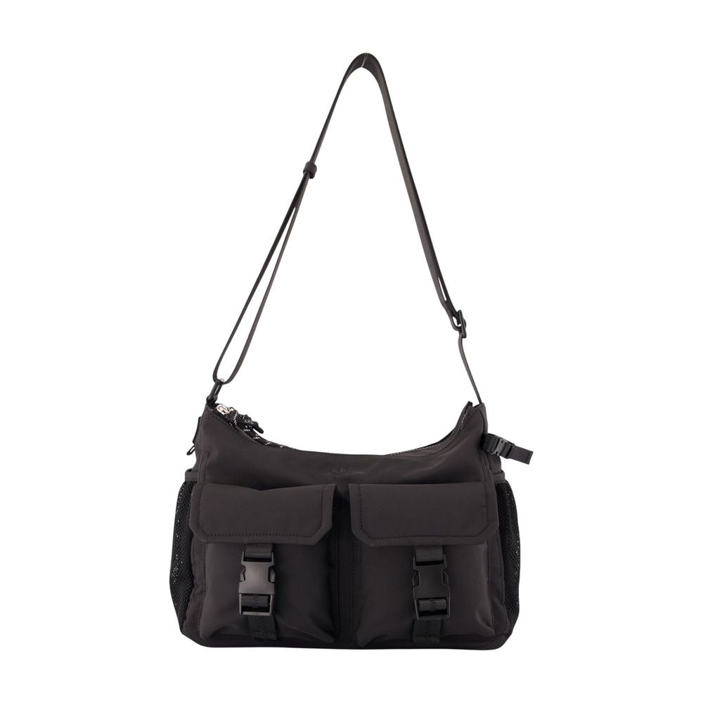 Trek-Umhängetasche – A.P.C. – Nylon – Schwarz