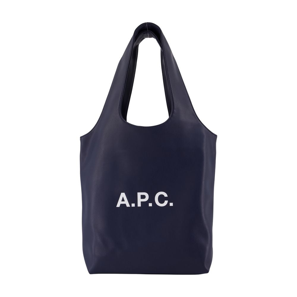 Einkaufstasche Ninon Small – A.P.C. – Kunstleder – Blau