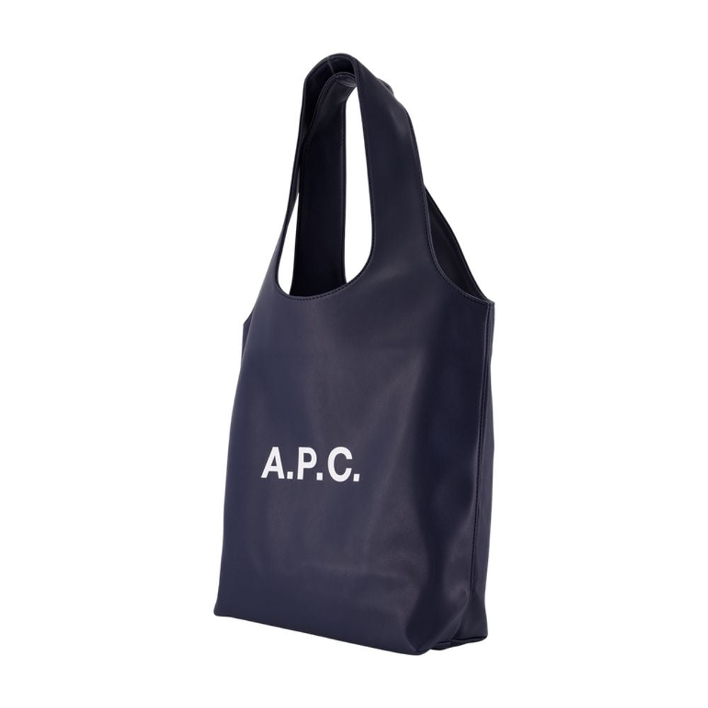 Einkaufstasche Ninon Small – A.P.C. – Kunstleder – Blau