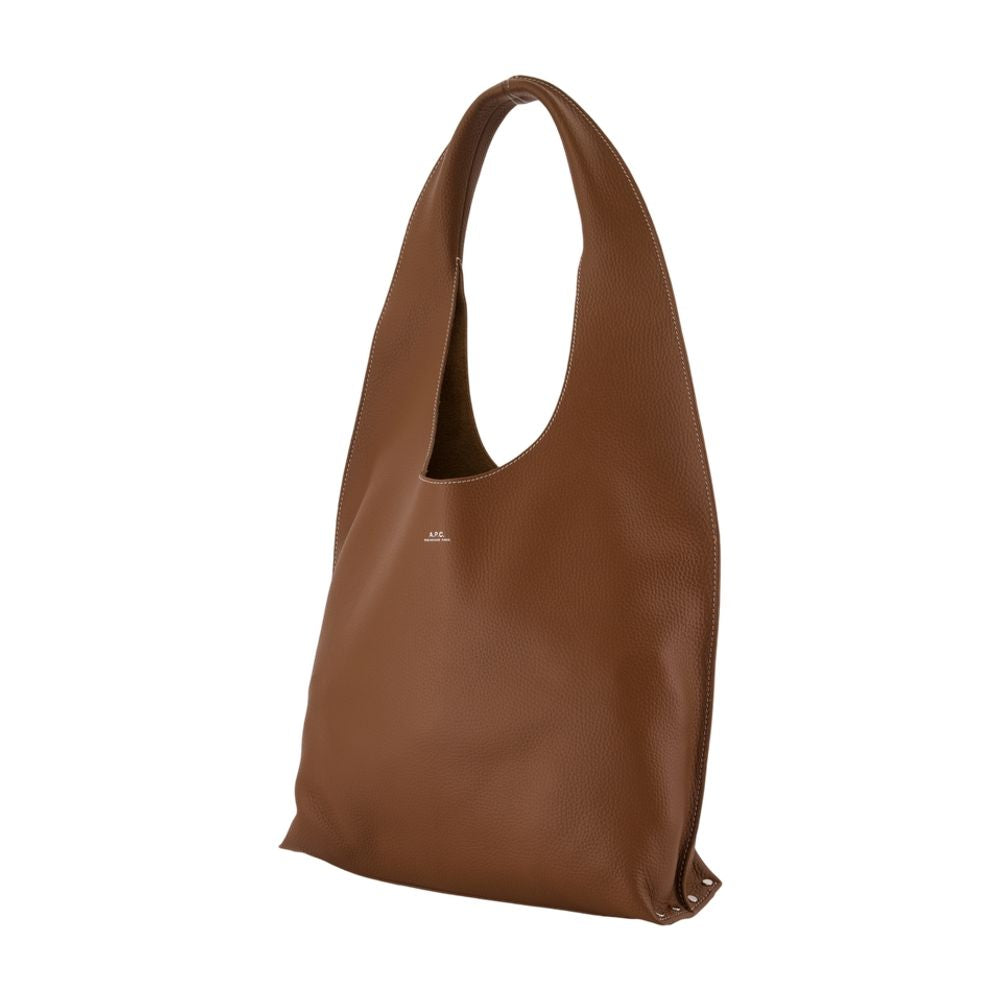Le Neige Clou Einkaufstasche – A.P.C. – Leder – Braun