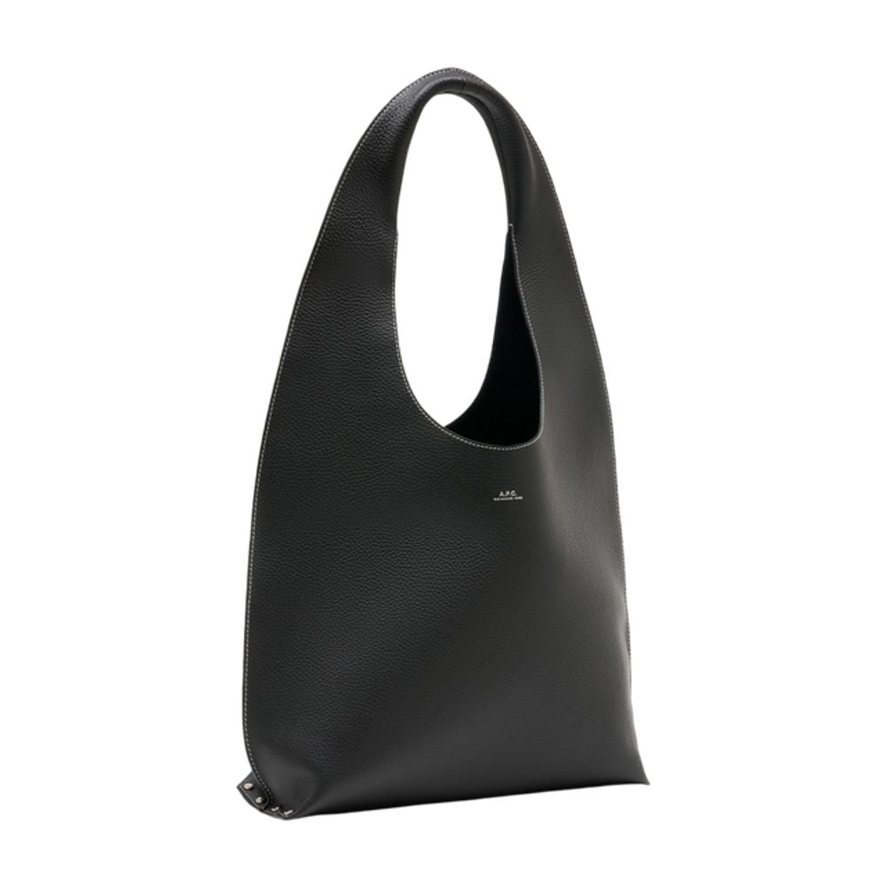 Le Neige Clou Einkaufstasche – A.P.C. – Leder – Schwarz