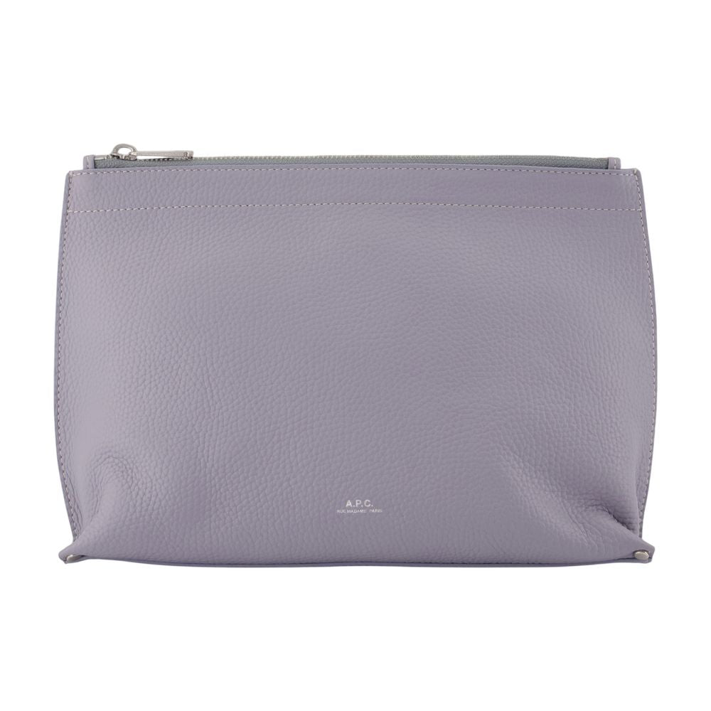 Kulturbeutel „Neige Clou“ – A.P.C. – Leder – Violett