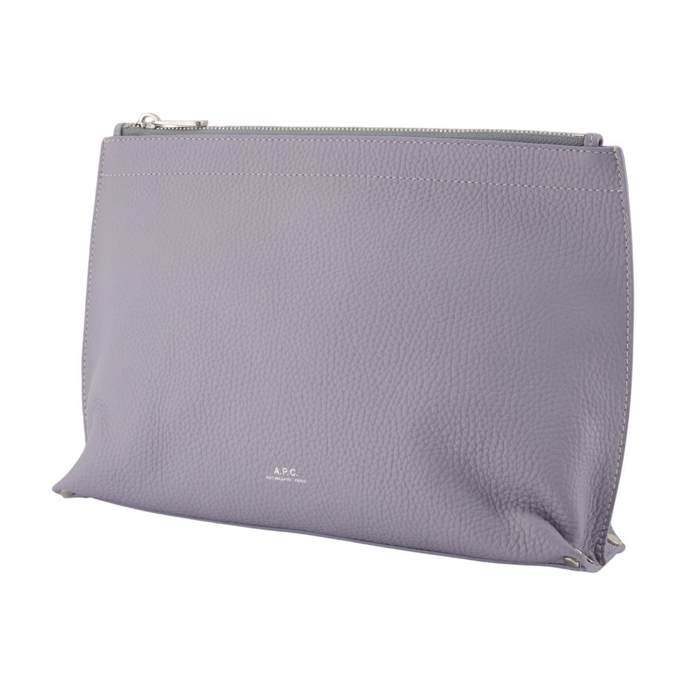 Kulturbeutel „Neige Clou“ – A.P.C. – Leder – Violett