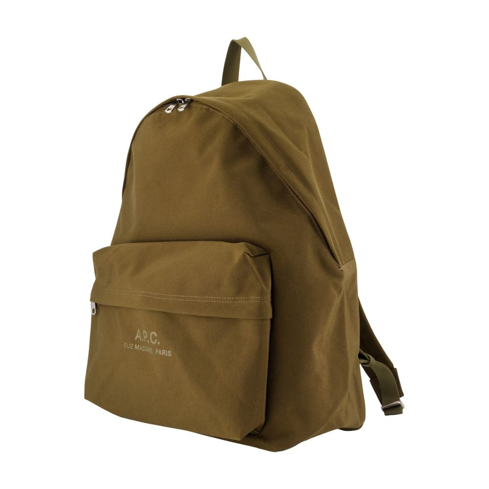 Backstage-Rucksack – A.P.C. – Synthetik – Khaki
