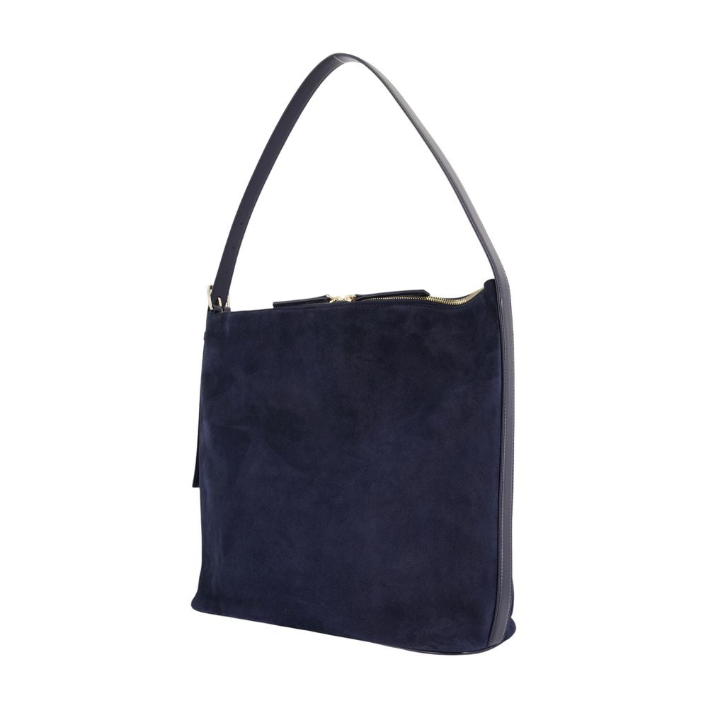 Vera Maxi Umhängetasche – A.P.C. – Leder – Blau