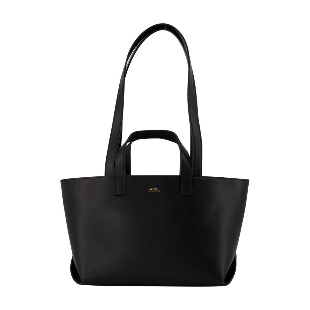 Umhängetasche „Le Drummer Small“ – A.P.C. – Leder – Schwarz