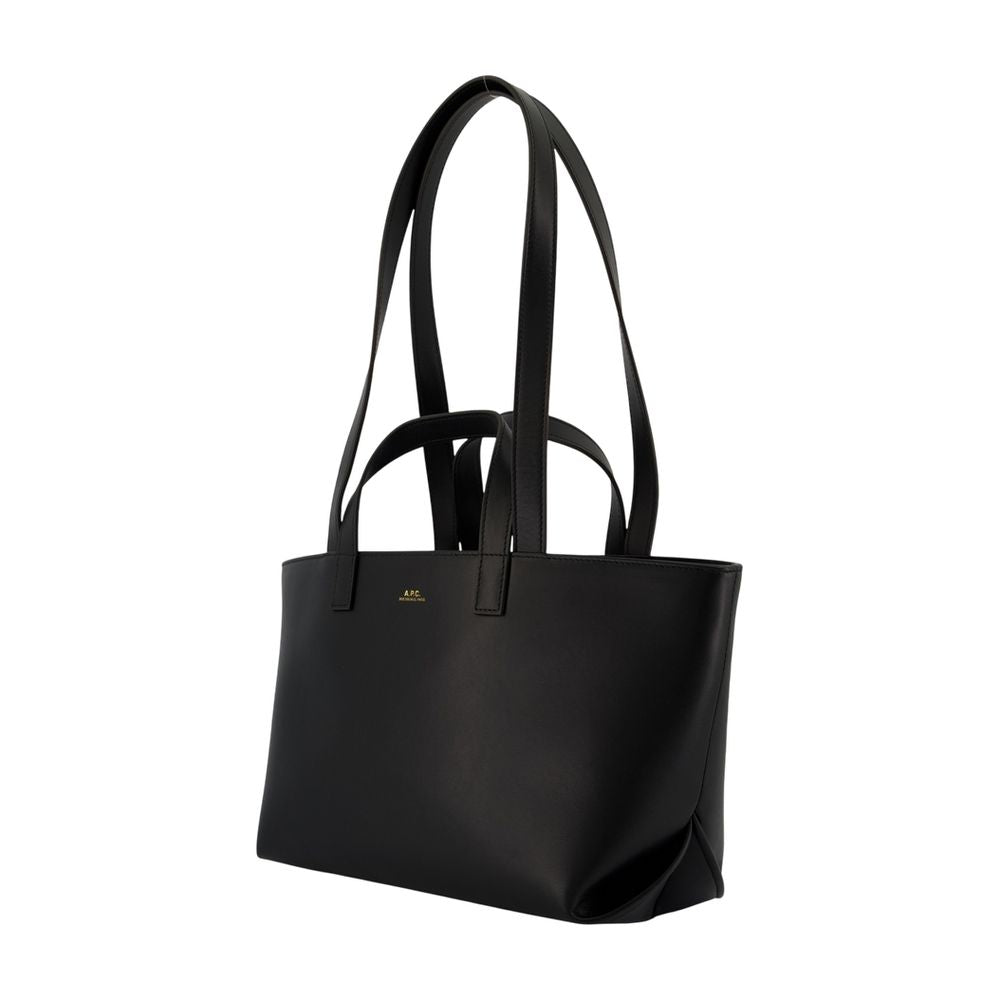 Umhängetasche „Le Drummer Small“ – A.P.C. – Leder – Schwarz