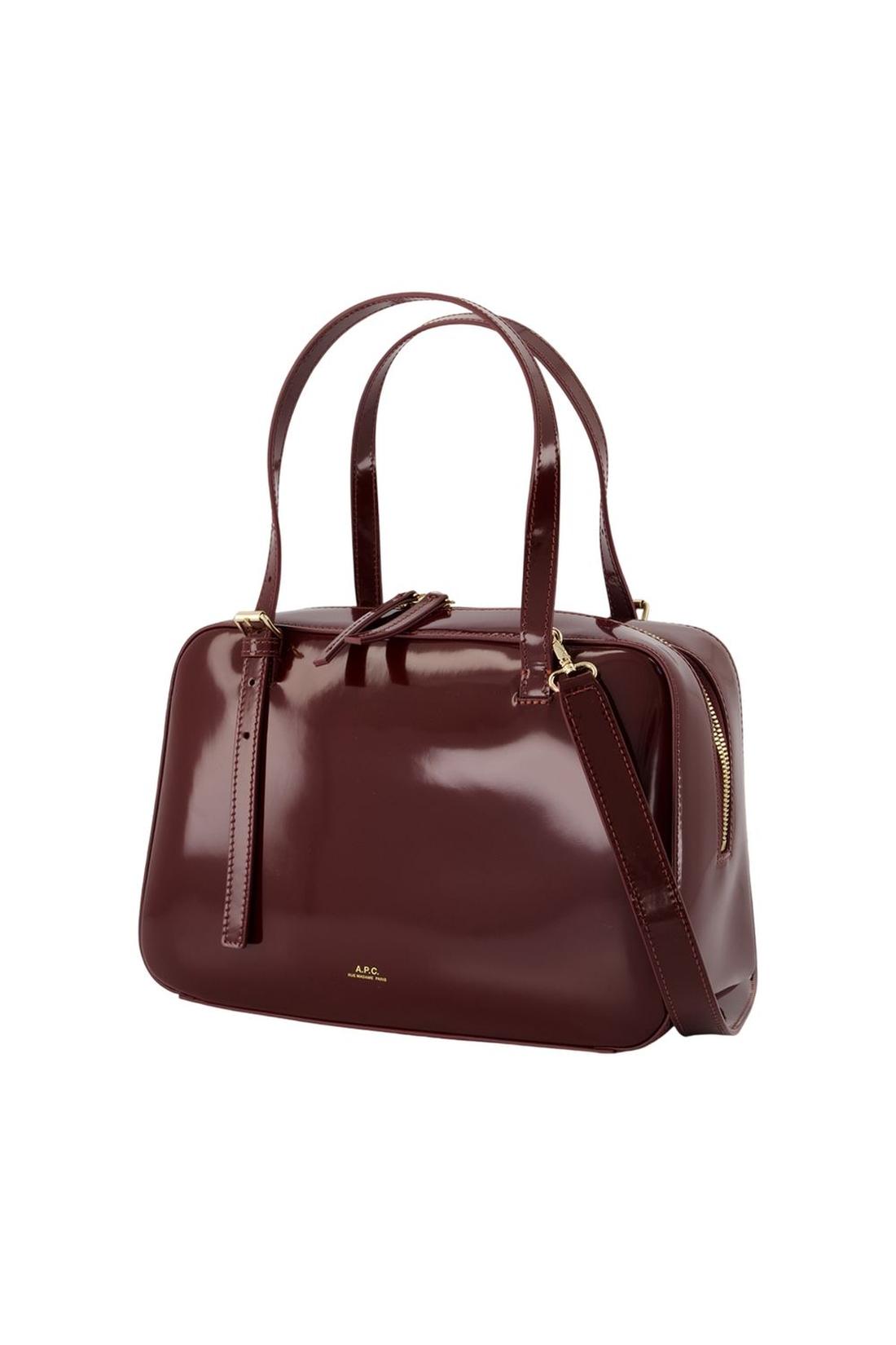Handtasche „Virginie Box“ – A.P.C. – Leder – Bordeaux