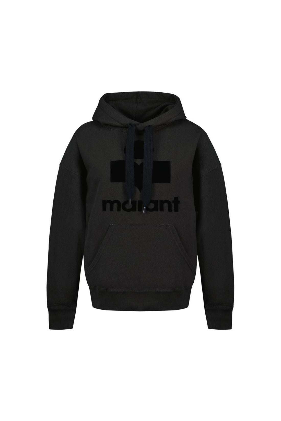 Isabel Marant-Hoodie Mansel Gz - Isabel Marant - Baumwolle - Schwarz-Shirts-Black-Deal-Outlet-by-ARCHIVIST