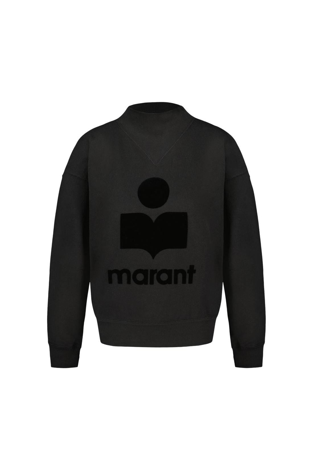 Isabel Marant-Hoodie Moby Gz - Isabel Marant - Baumwolle - Schwarz-Shirts-Black-Deal-Outlet-by-ARCHIVIST