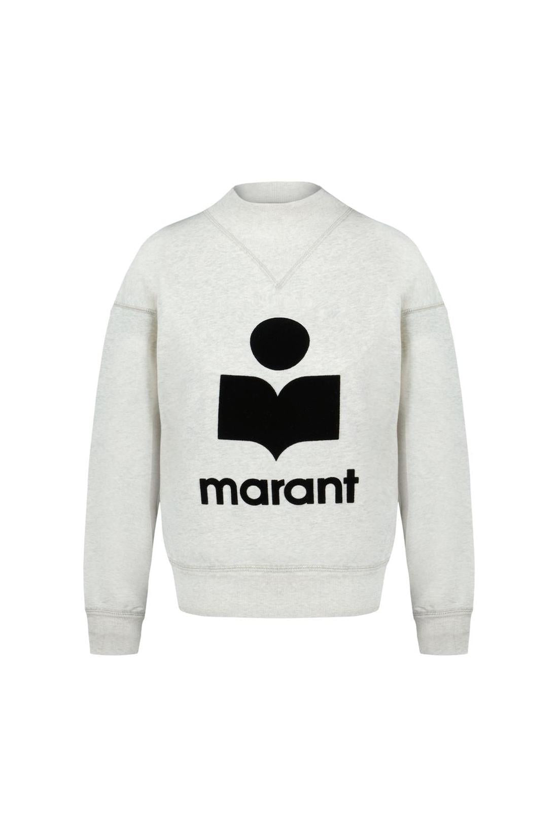 Isabel Marant-Moby Gz Hoodie - Isabel Marant - Baumwolle - Weiß-Shirts-Black-Deal-Outlet-by-ARCHIVIST