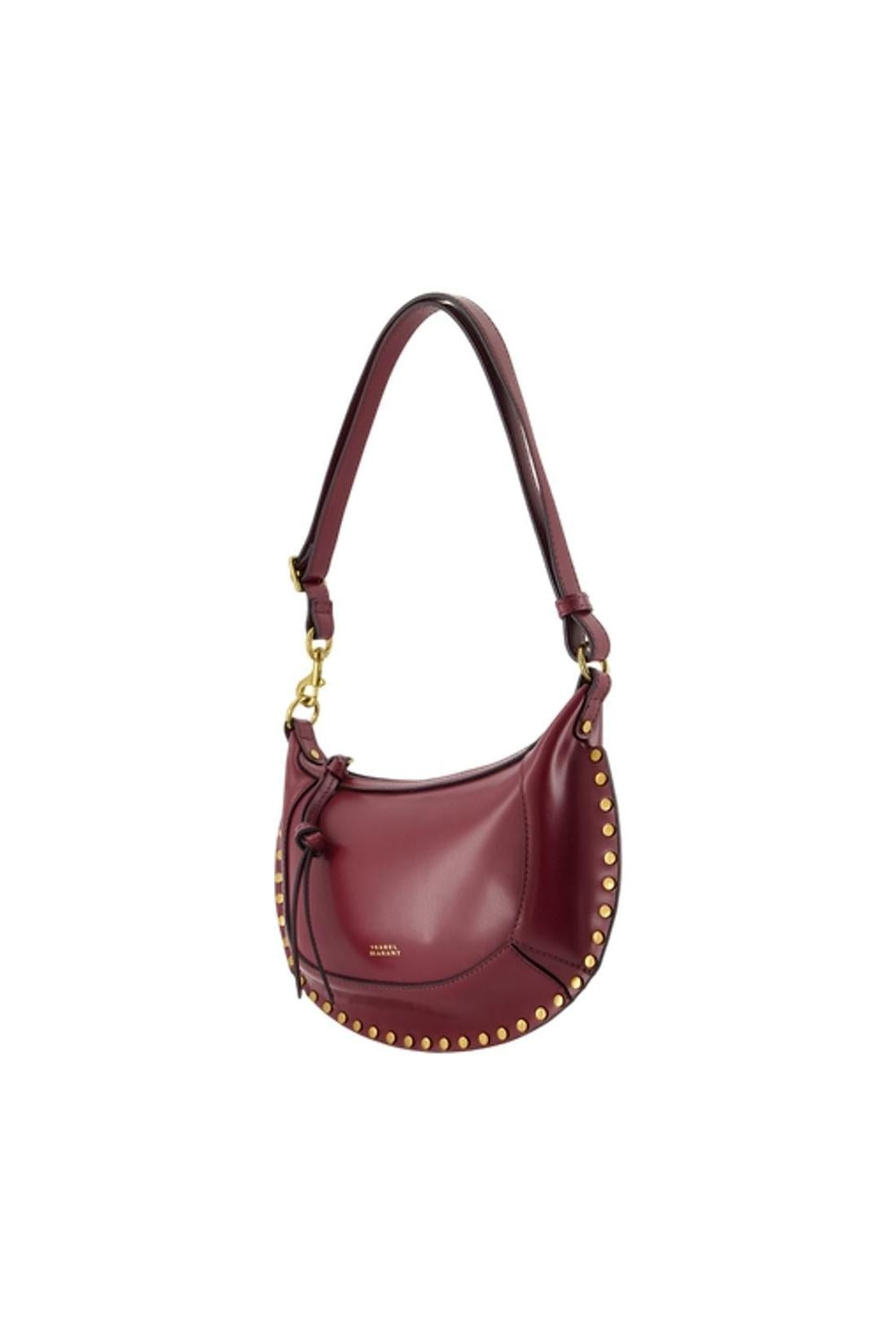 Oskan Moon Gd Schultertasche - Isabel Marant - Leder - Bordeaux-Taschen-Isabel Marant-ARCHIVIST