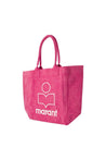 Isabel Marant-Einkaufstasche Yenky - Isabel Marant - Baumwolle - Rosa-Taschen-Black-Deal-Outlet-by-ARCHIVIST