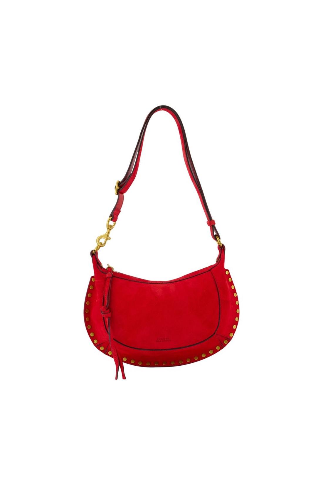 Isabel Marant-Oskan Moon Gz Schultertasche - Isabel Marant - Leder - Rot-Taschen-Black-Deal-Outlet-by-ARCHIVIST