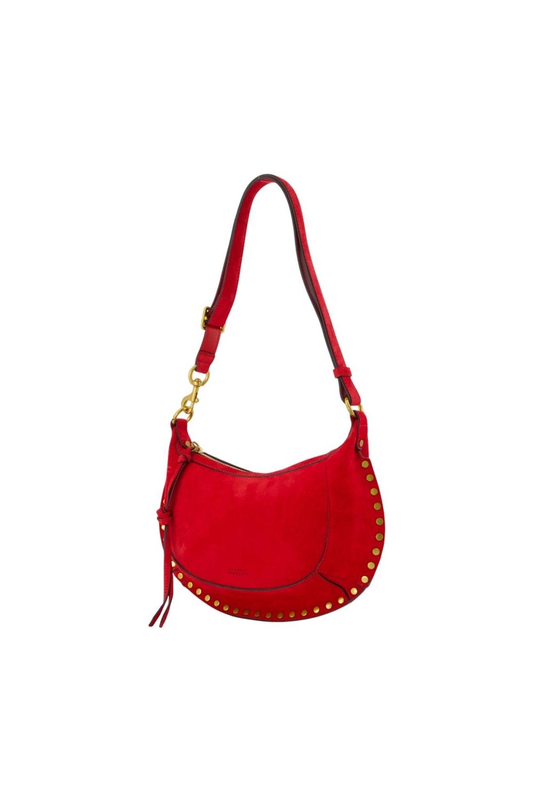 Isabel Marant-Oskan Moon Gz Schultertasche - Isabel Marant - Leder - Rot-Taschen-Black-Deal-Outlet-by-ARCHIVIST