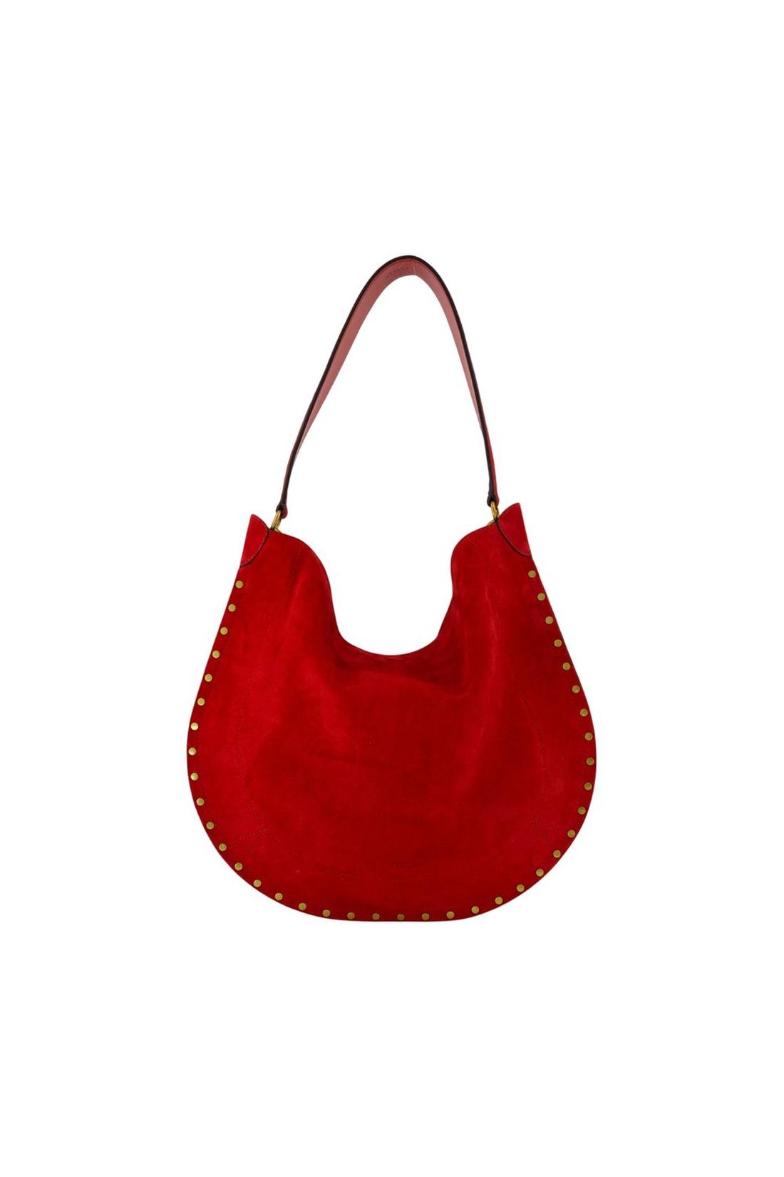 Isabel Marant-Oskan Soft Ga Schultertasche - Isabel Marant - Leder - Rot-Taschen-Black-Deal-Outlet-by-ARCHIVIST