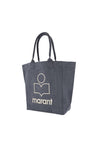 Isabel Marant-Einkaufstasche Yenky Gz - Isabel Marant - Baumwolle - Schwarz-Taschen-Black-Deal-Outlet-by-ARCHIVIST
