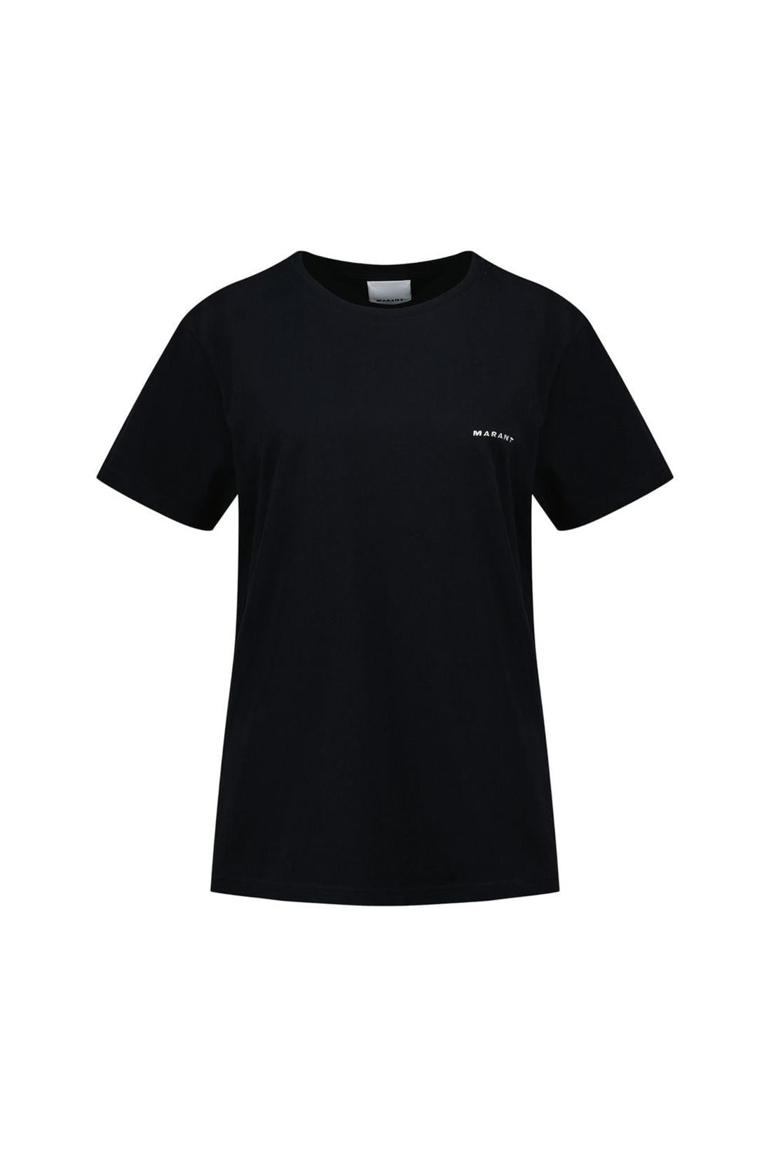 T-Shirt Zafferh Gz - Isabel Marant - Baumwolle - Schwarz