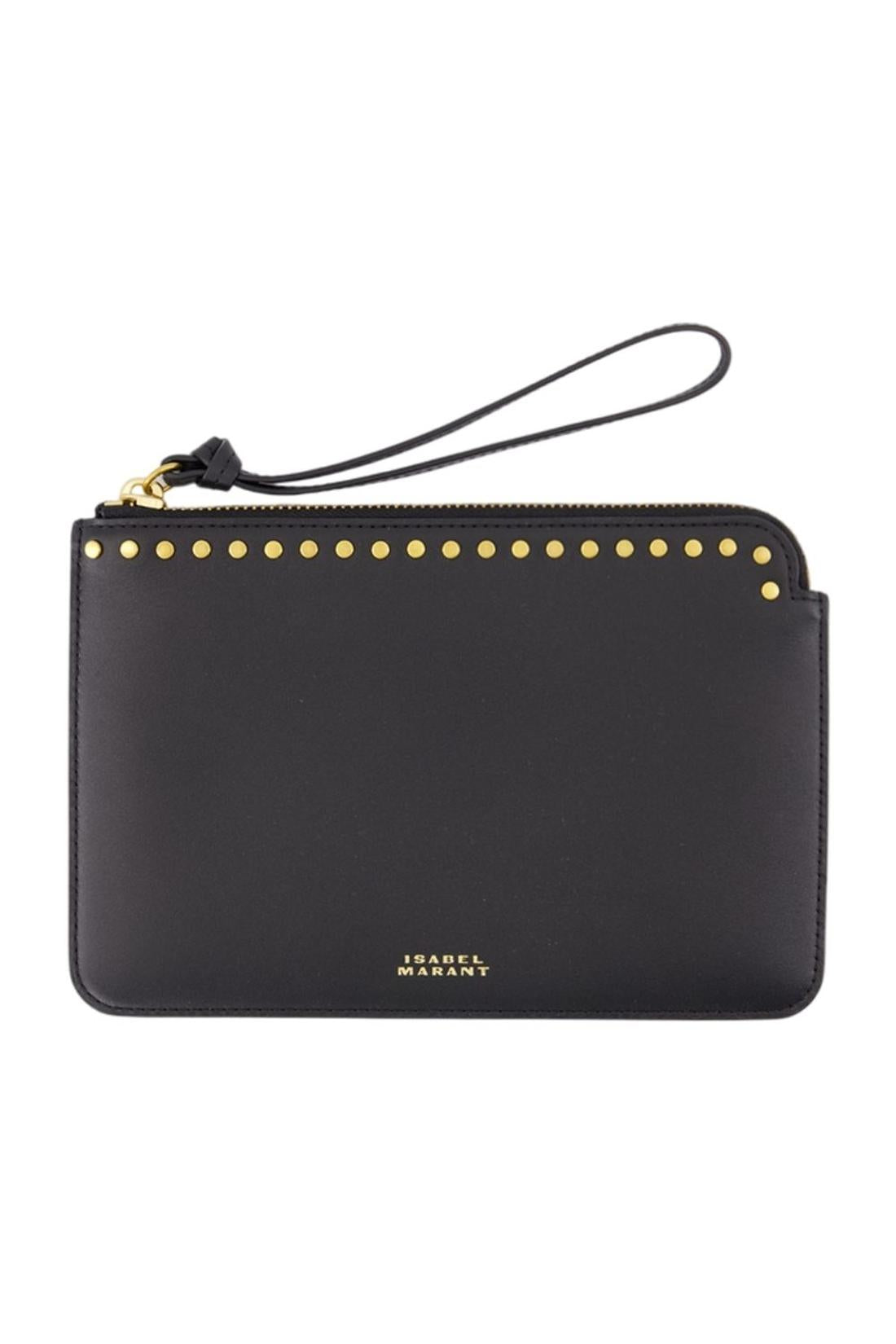 Clutch – Isabel Marant – Leder – Schwarz