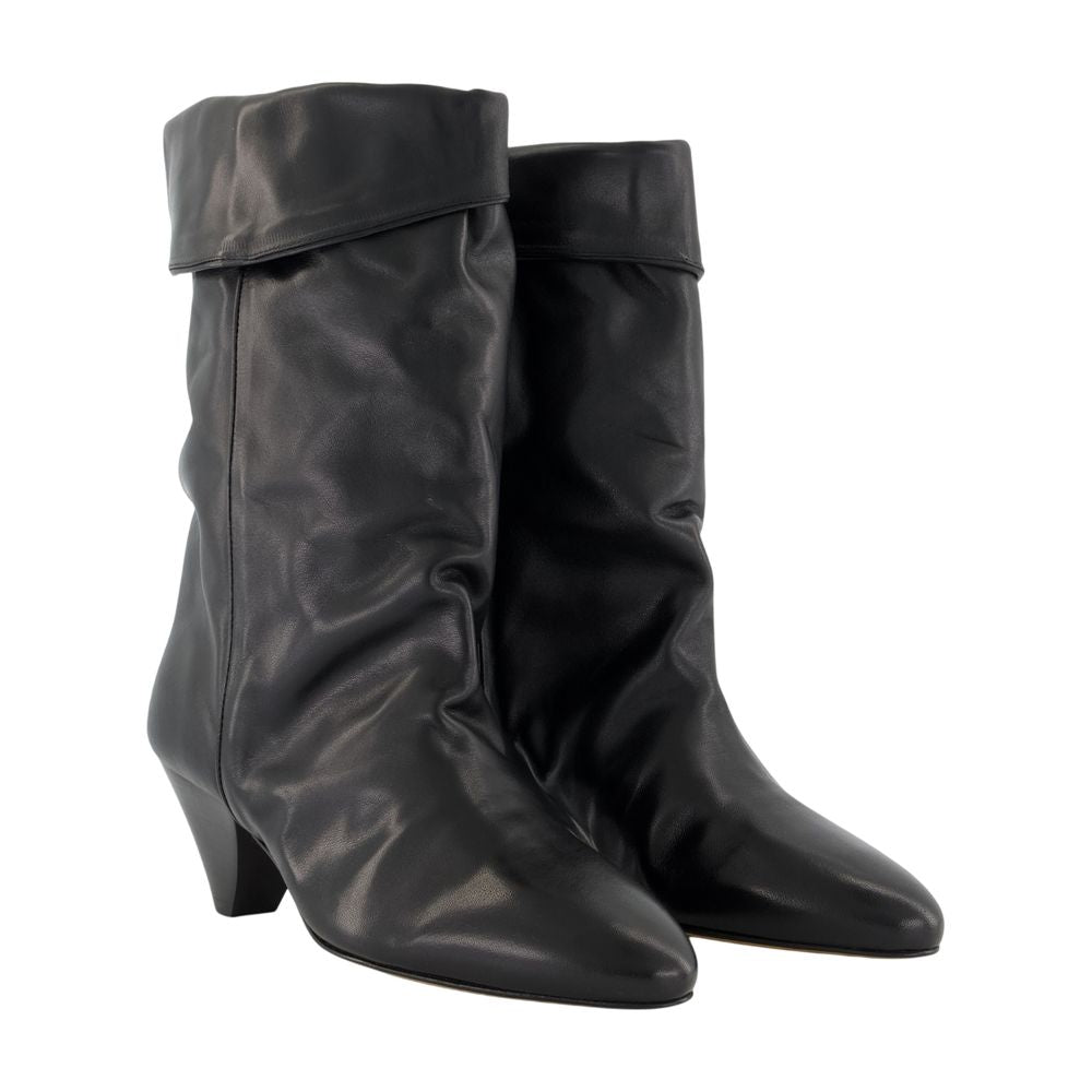 Dalby-Stiefel – Isabel Marant – Leder – Schwarz