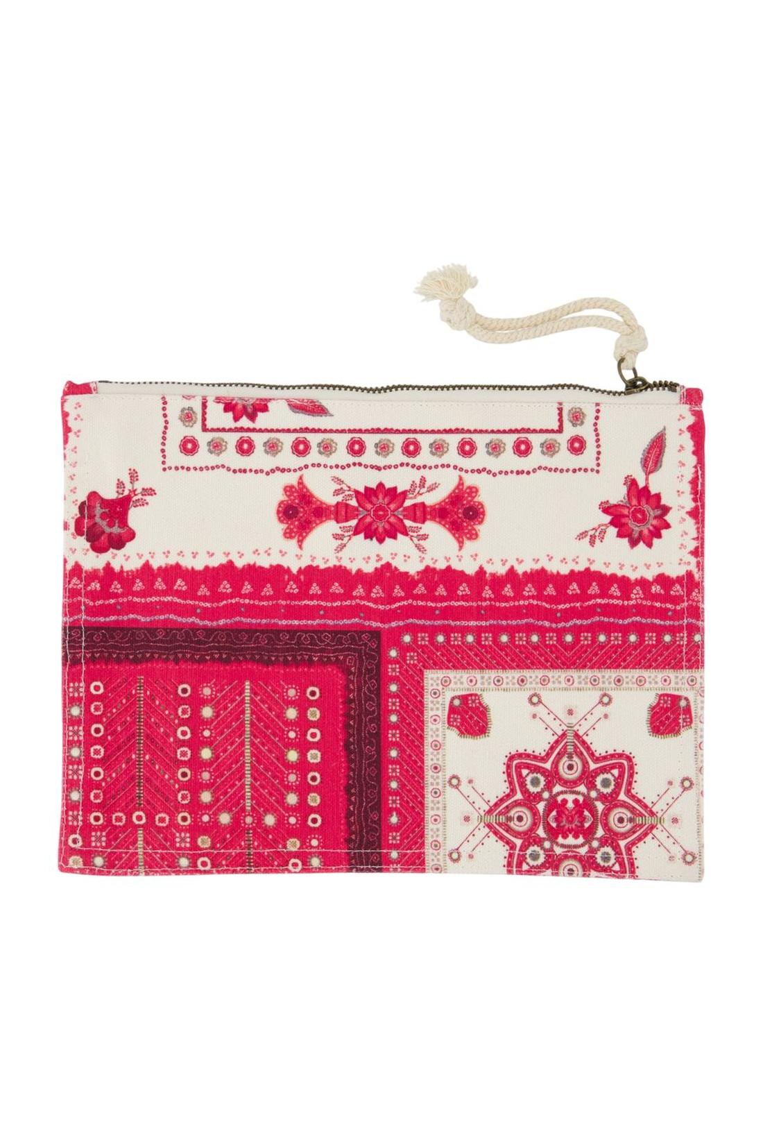 Netia Ge Clutch - Isabel Marant - Baumwolle - Rot