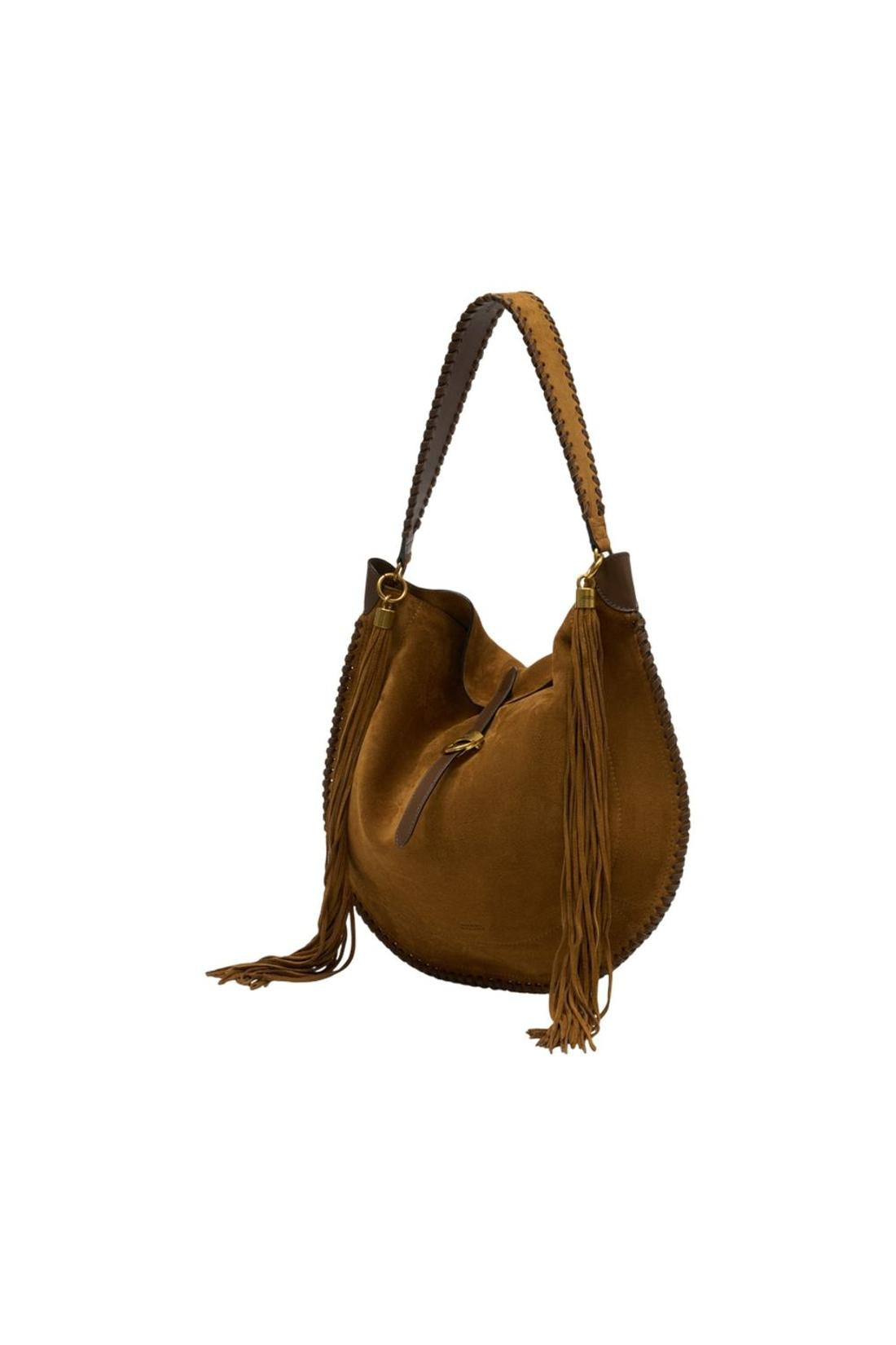 Isabel Marant-Oskan Soft Folk Gz Cabas - Isabel Marant - Leder - Braun-Taschen-Black-Deal-Outlet-by-ARCHIVIST