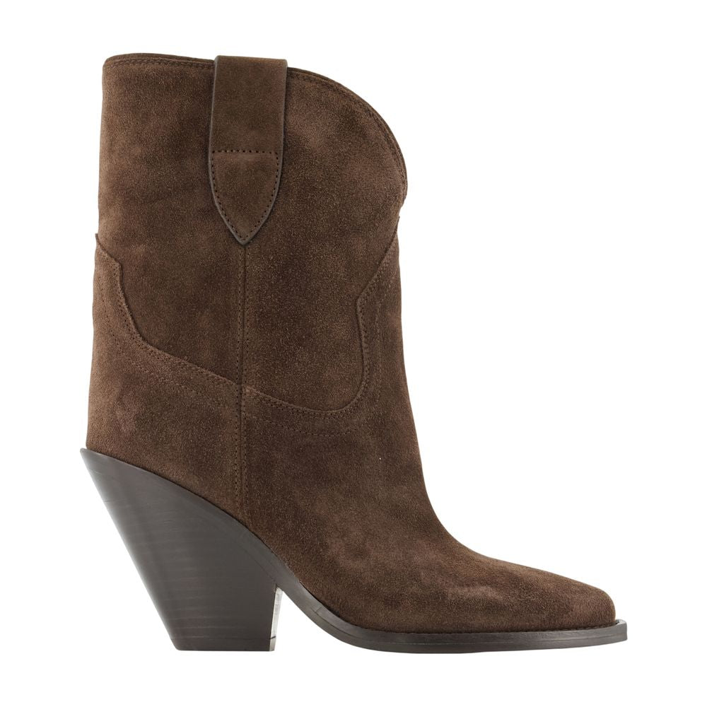 Leyane-Stiefel – Isabel Marant – Leder – Braun