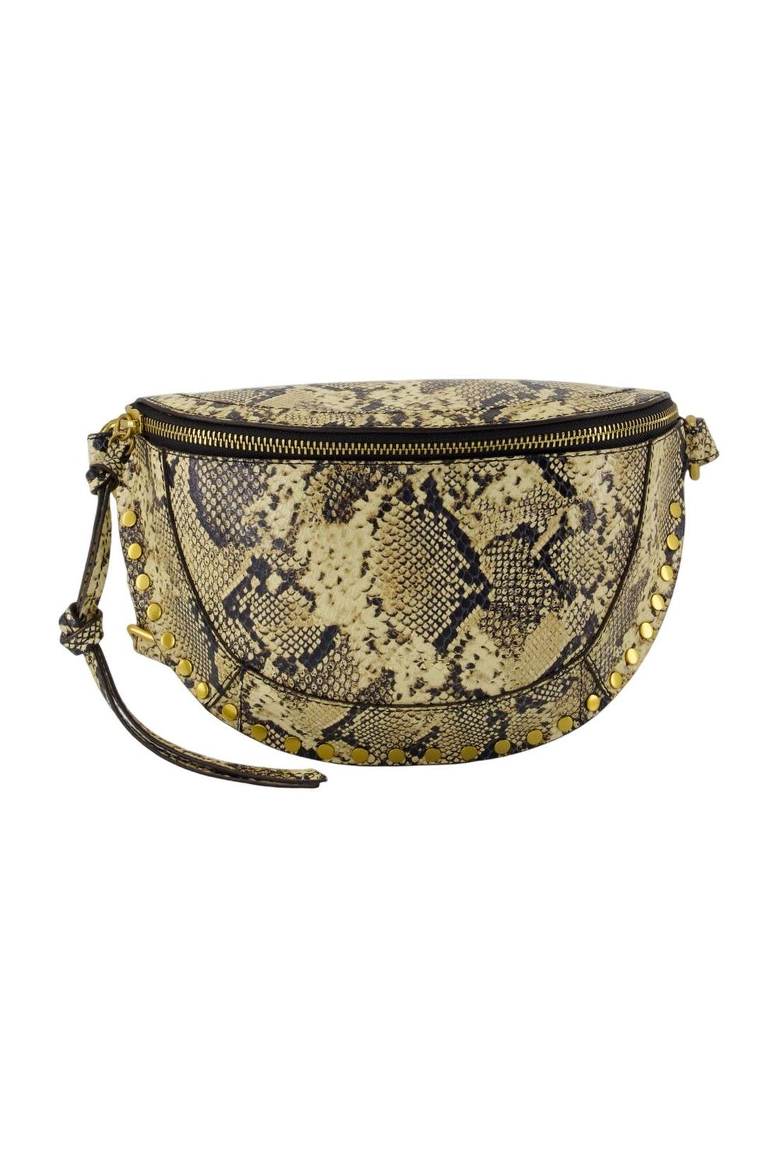 Isabel Marant-Skano Gb Bananentasche - Isabel Marant - Leder - Beige-Taschen-Black-Deal-Outlet-by-ARCHIVIST